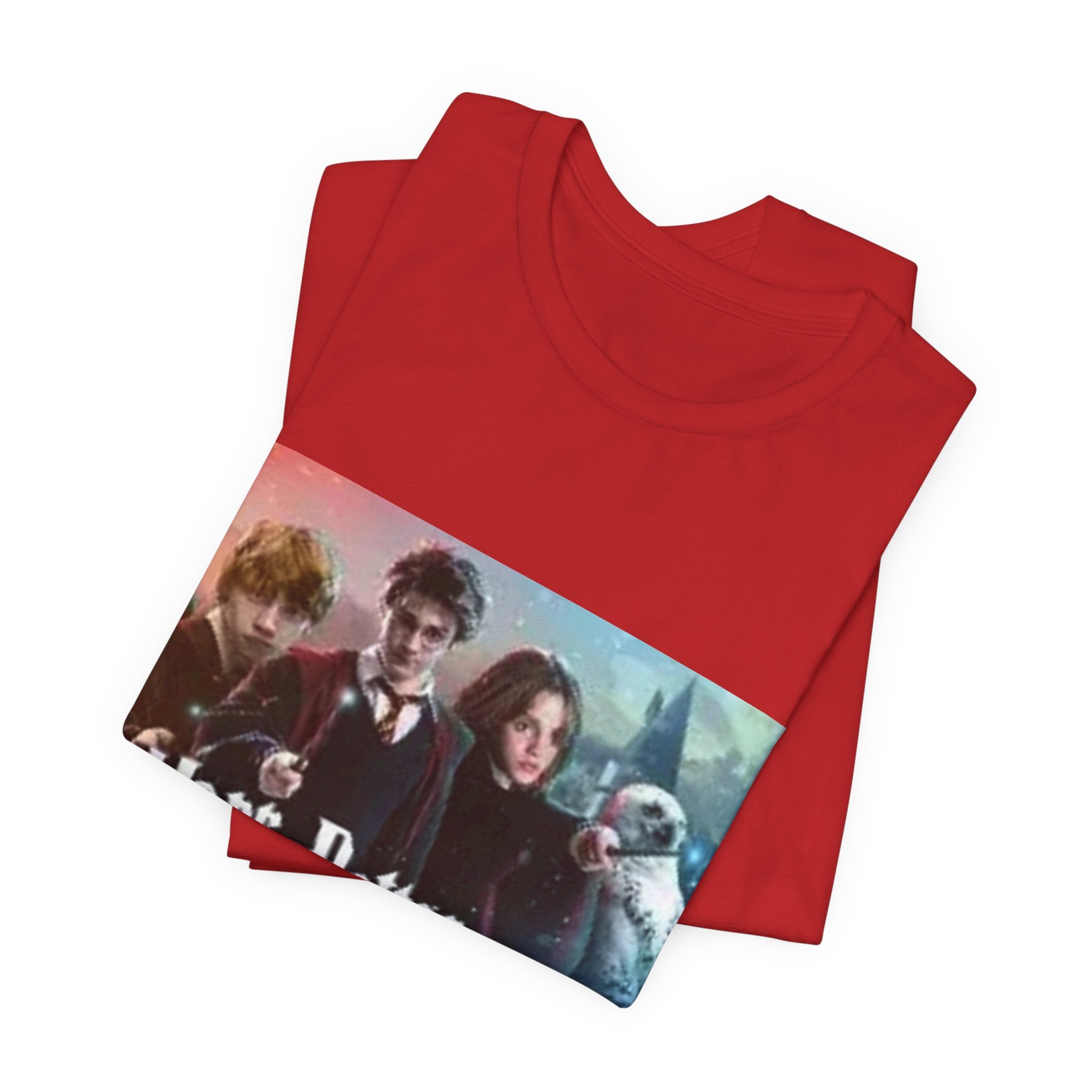 Fantasy Movie Cast Graphic Tee – “Harry Potter” Logo Design