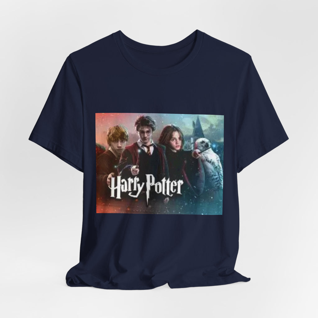 Fantasy Movie Cast Graphic Tee – “Harry Potter” Logo Design