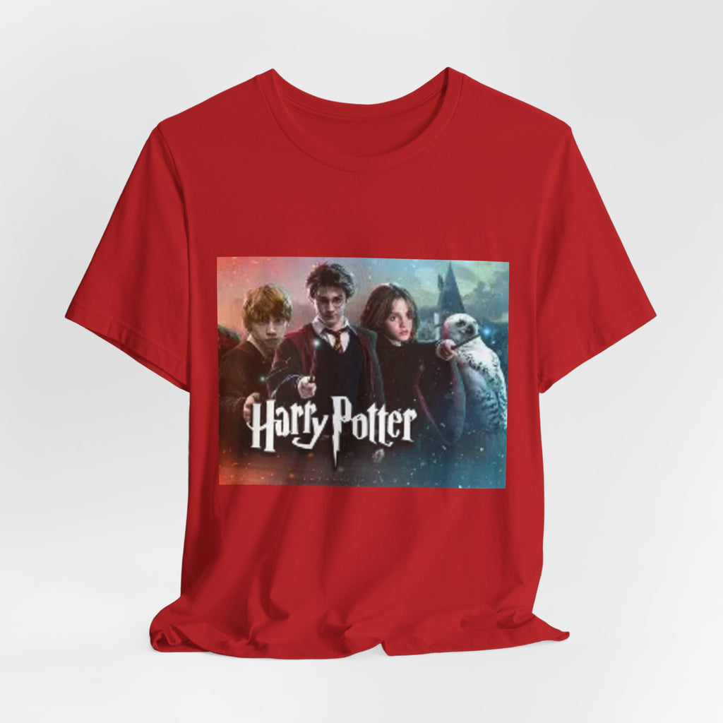 Fantasy Movie Cast Graphic Tee – “Harry Potter” Logo Design