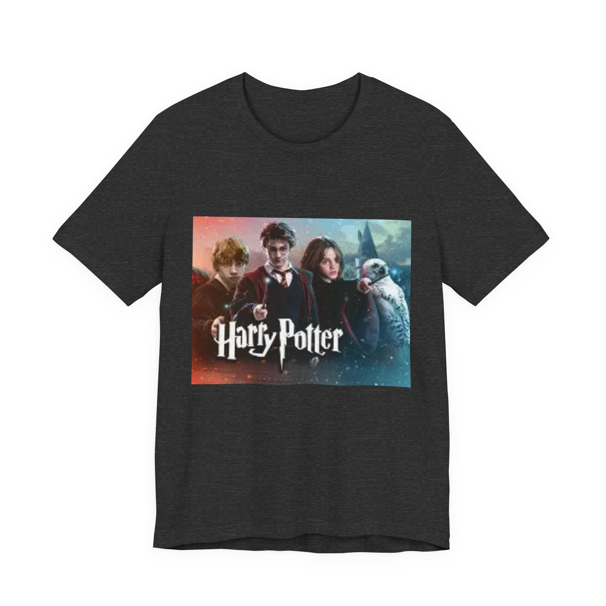 Fantasy Movie Cast Graphic Tee – “Harry Potter” Logo Design