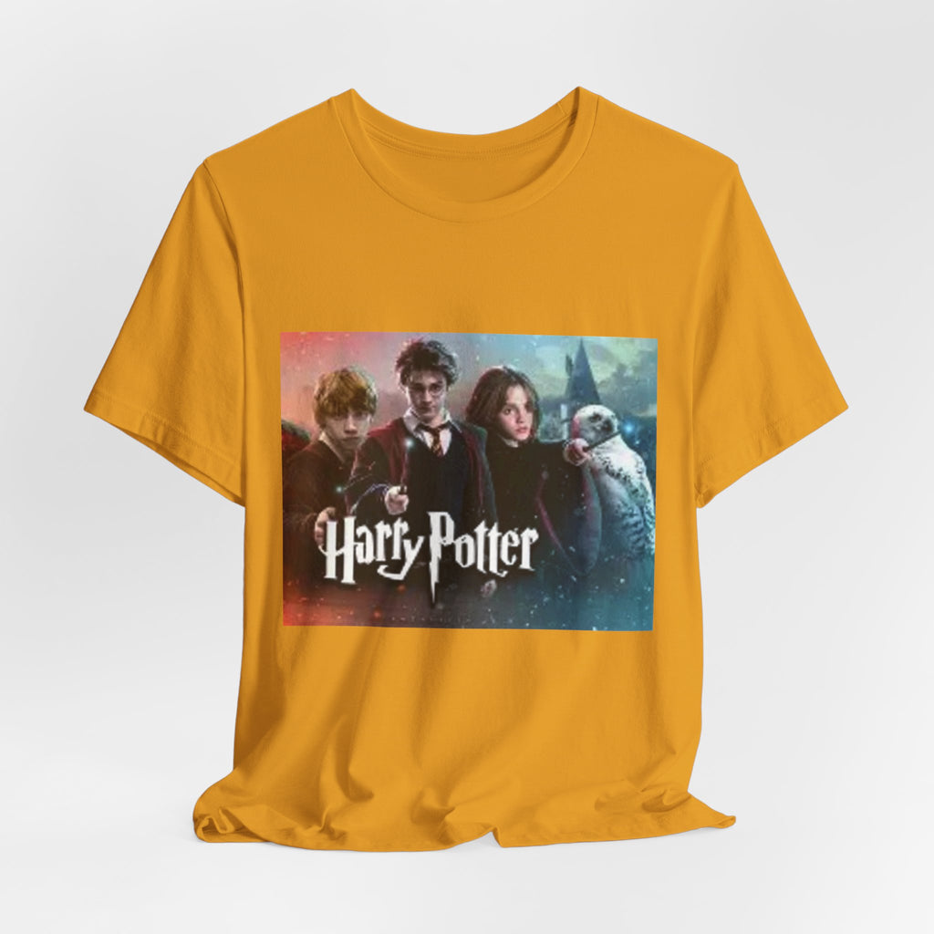 Fantasy Movie Cast Graphic Tee – “Harry Potter” Logo Design