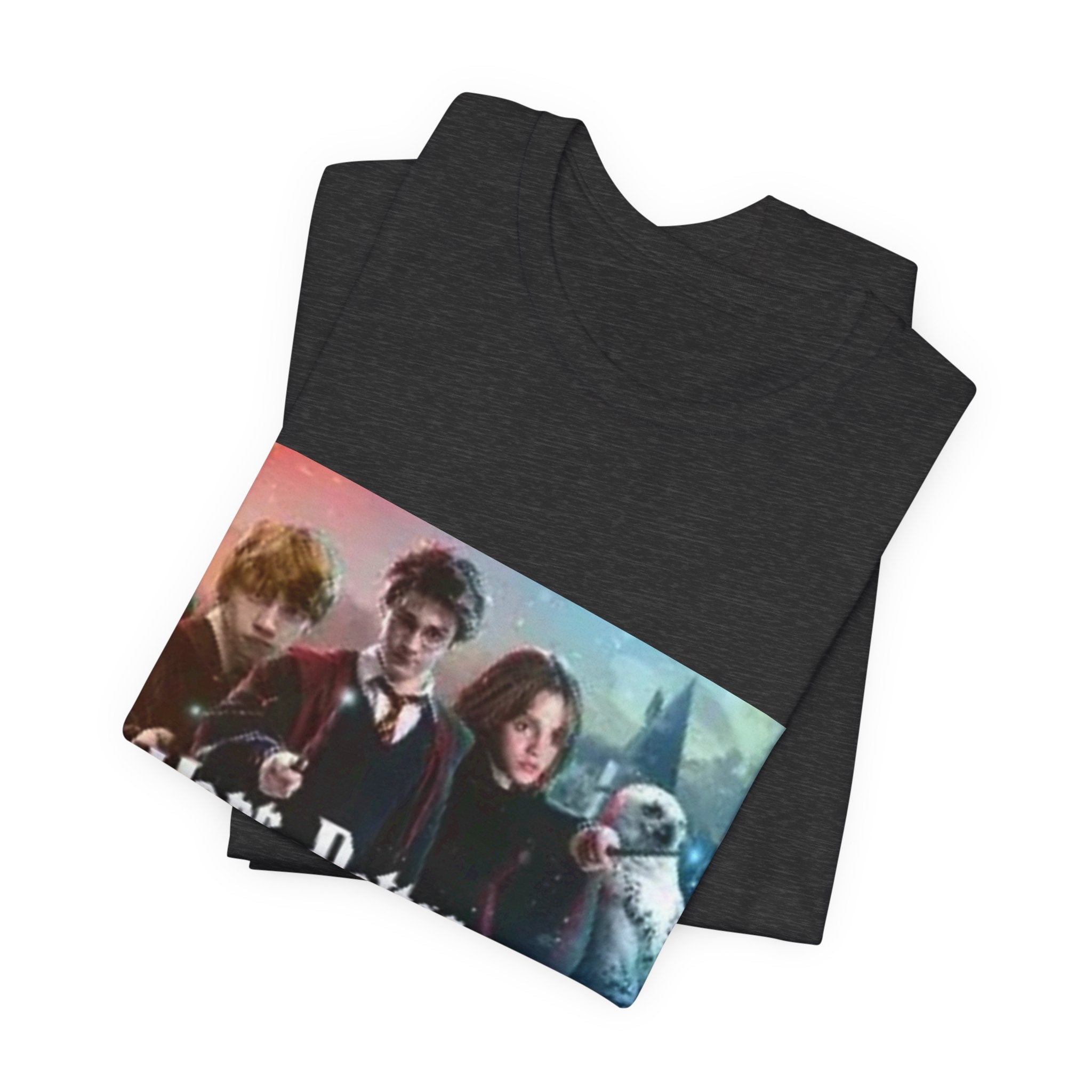 Fantasy Movie Cast Graphic Tee – “Harry Potter” Logo Design