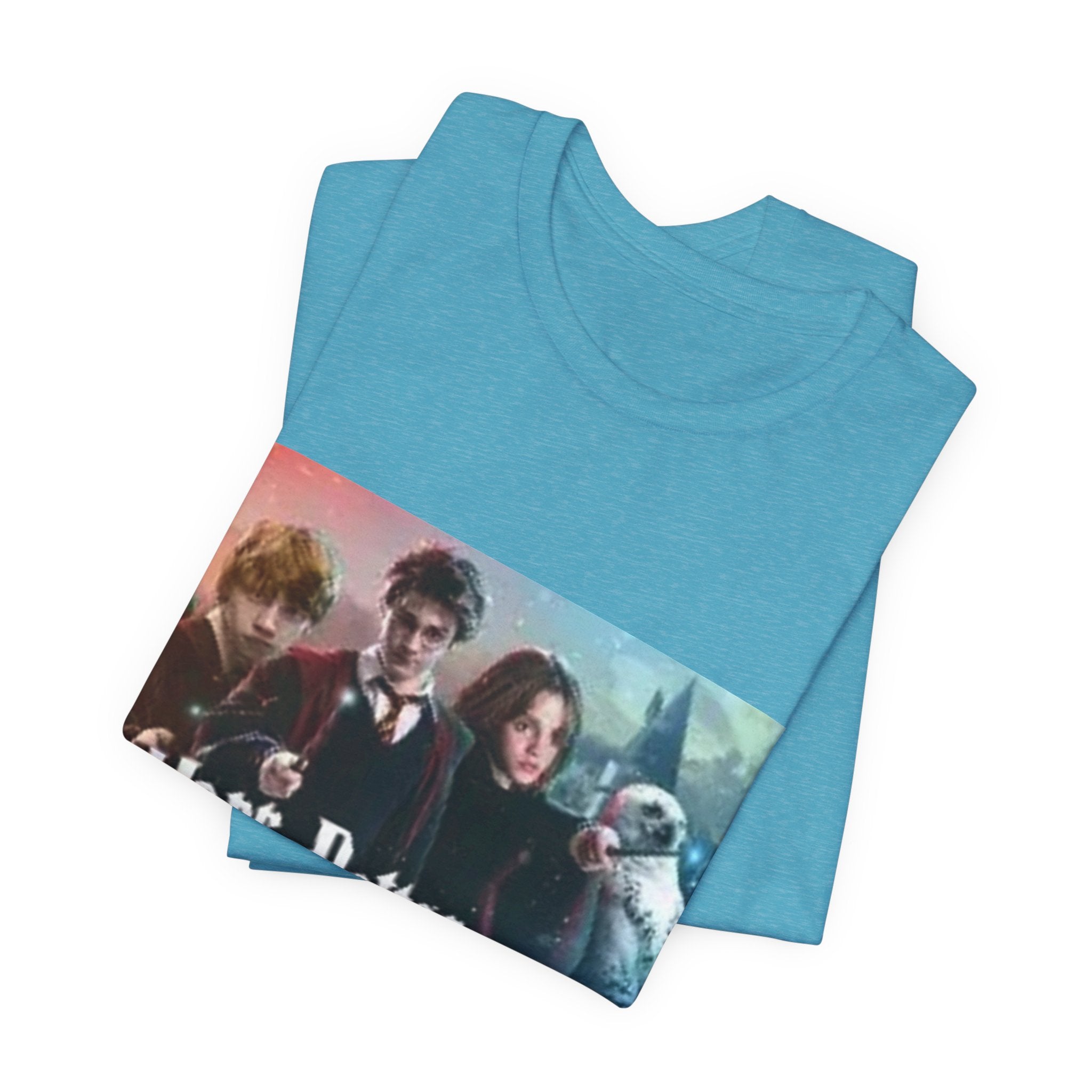 Fantasy Movie Cast Graphic Tee – “Harry Potter” Logo Design
