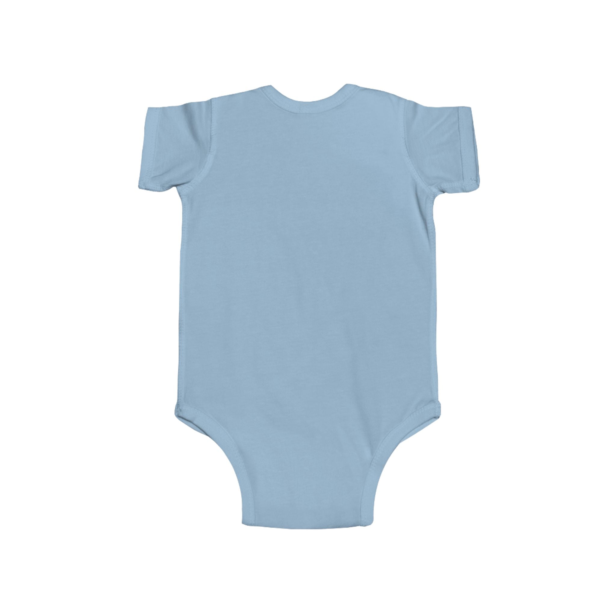 Mama's Boy Baby Bodysuit — Blue Cow Graphic Infant Onesie