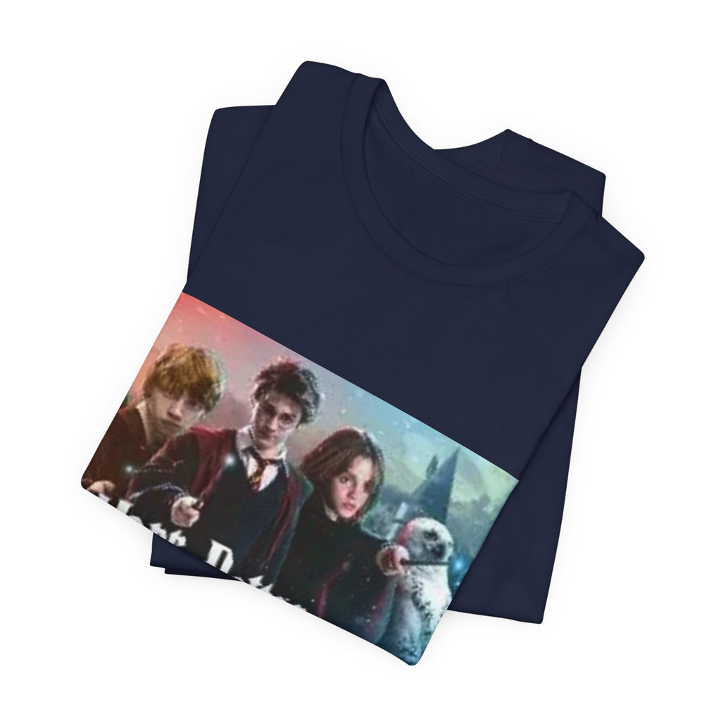 Fantasy Movie Cast Graphic Tee – “Harry Potter” Logo Design