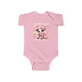 “It’s a Girl” Pink Cow Baby Bodysuit – Newborn Infant Onesie