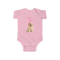 Baby Bodysuit — "It's a Girl!" Puppy Newborn Onesie