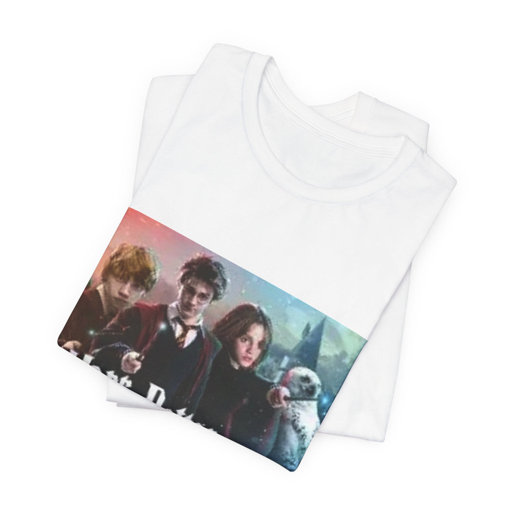 Fantasy Movie Cast Graphic Tee – “Harry Potter” Logo Design