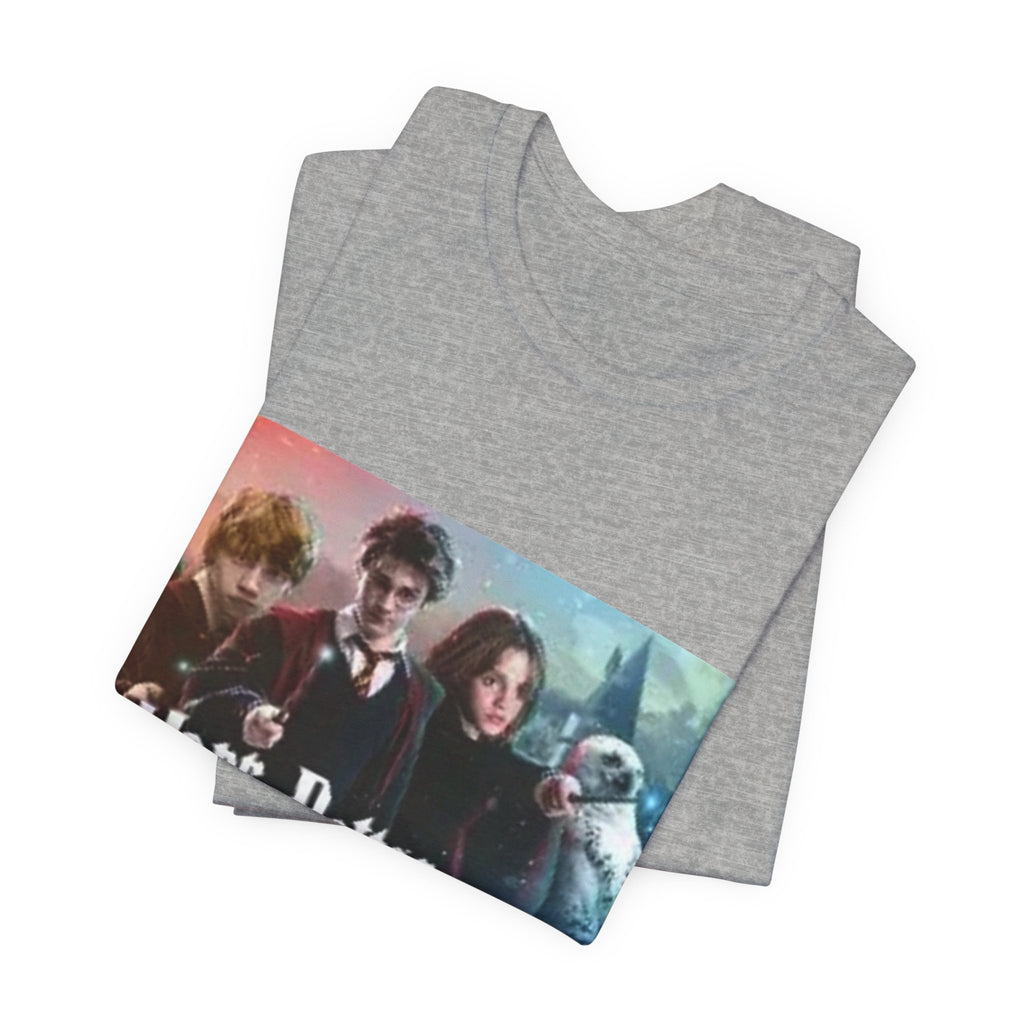 Fantasy Movie Cast Graphic Tee – “Harry Potter” Logo Design