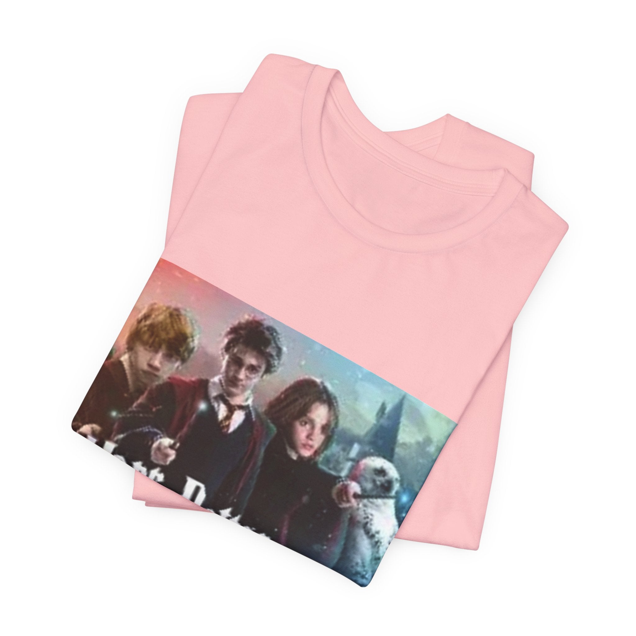 Fantasy Movie Cast Graphic Tee – “Harry Potter” Logo Design