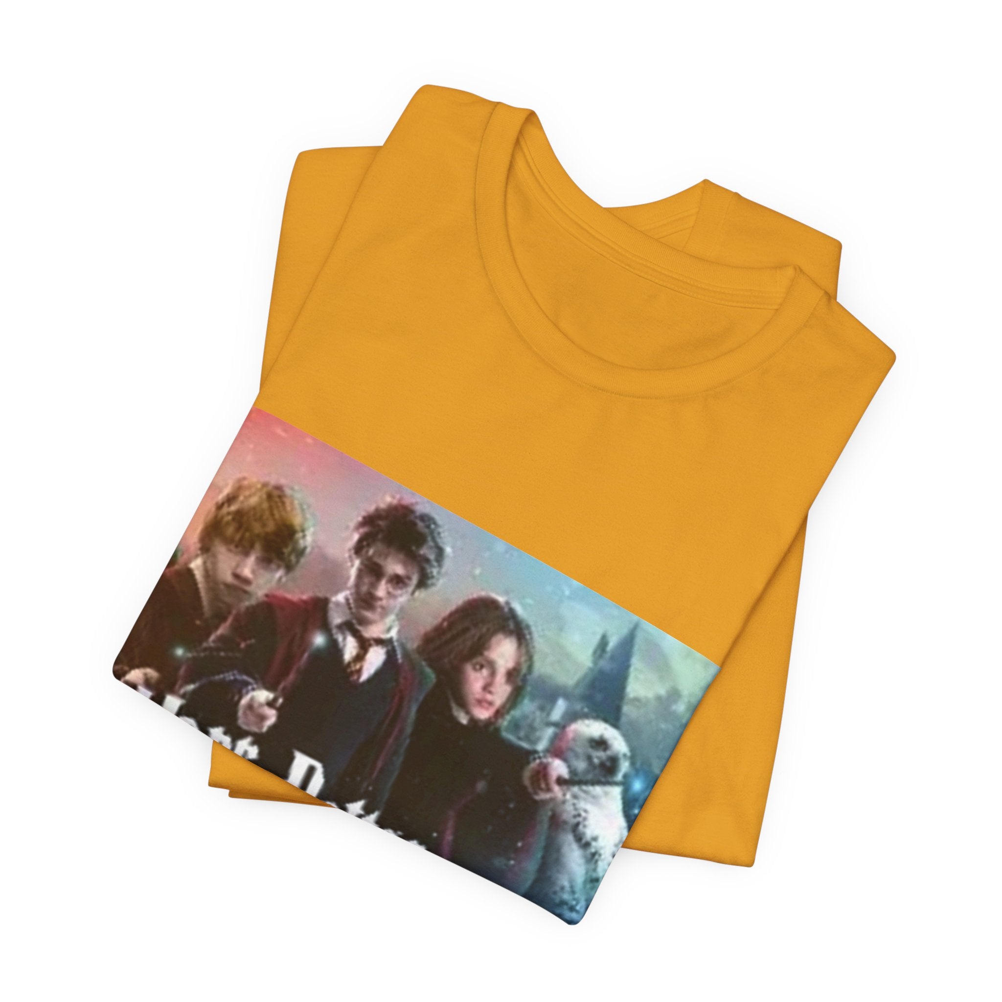 Fantasy Movie Cast Graphic Tee – “Harry Potter” Logo Design